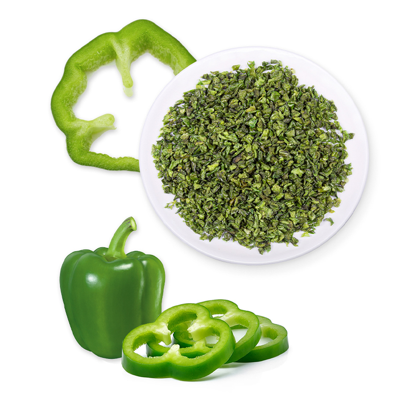 Dehydrert grønn pepper